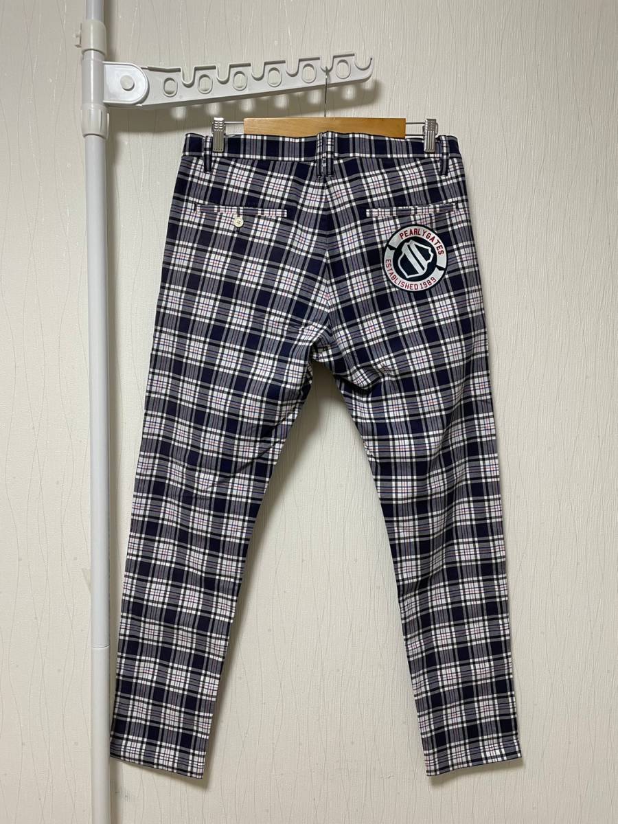 [PEARLY GATES] コットンストレッチ チェックパンツ 6 メンズ 053-5231703 パーリーゲイツ