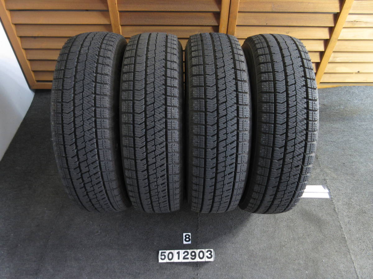 2019年製185/70R14バリ山！ツブ有り！中古スタッドレスタイヤ4本セット