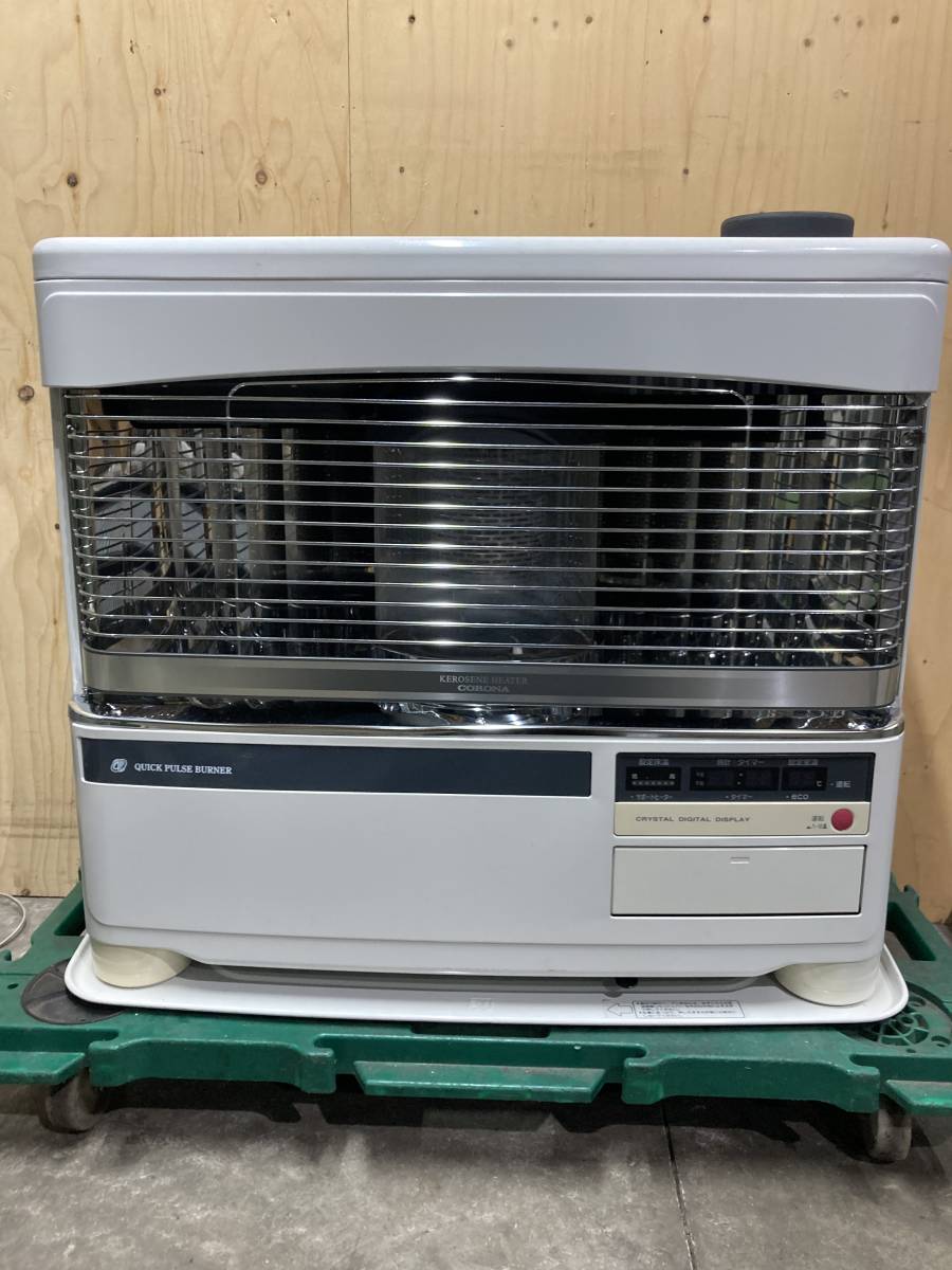 札幌発 コロナ 床暖房付き 煙突式ストーブ UH-7710PR 2010年製 燃焼