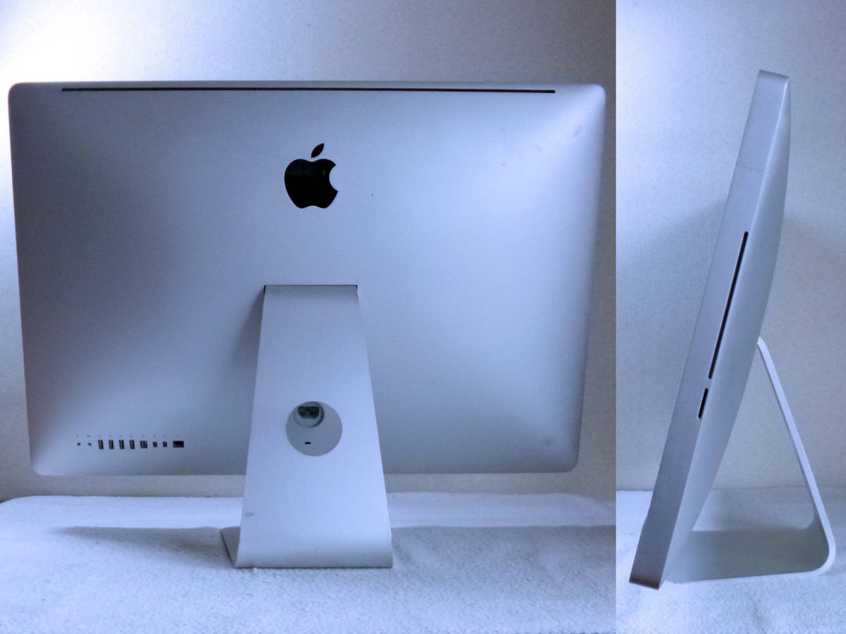 iMac (27-inch， Mid 2011) CPU不明 i7-3.4Ghz?? HDD無 SSD無（配線
