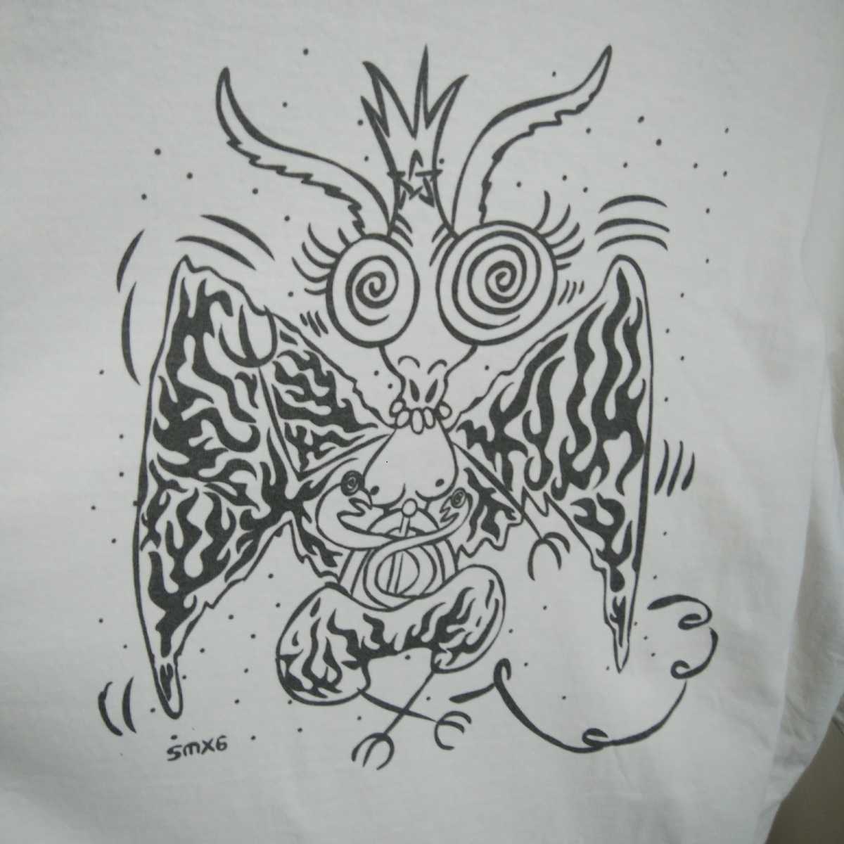 SAINT Mxxxxxx 22AW LS TEE SATAN WHITE セントマイケル SAINT MICHAEL