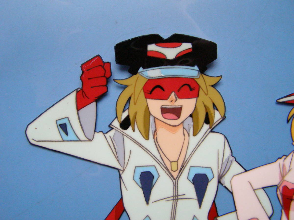 3f302)06 セル画 背景画付 ヤッターマン ? コミック アニメ 漫画 