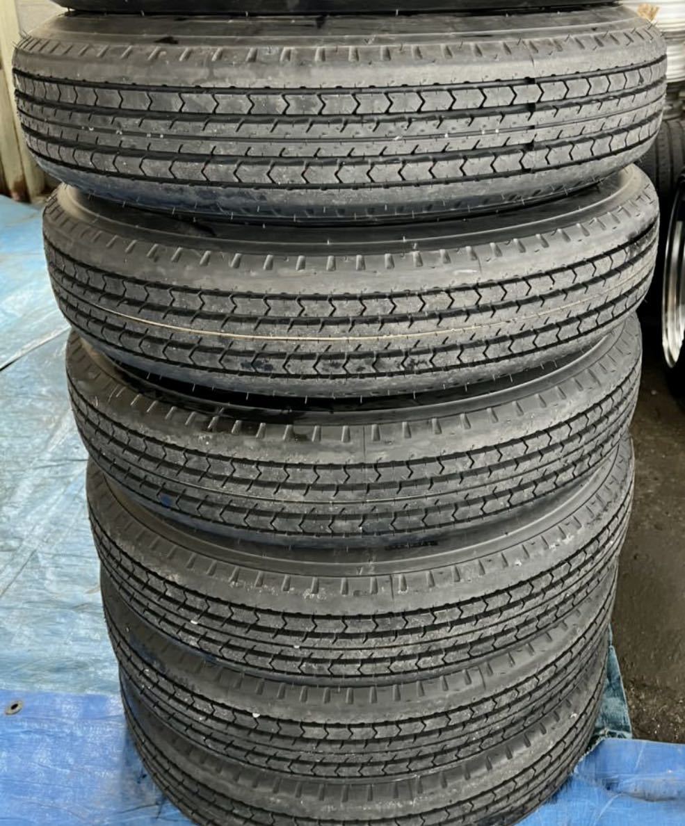 ① 225/80R17.5 送料、税込み 6本 DN 新車はずし 2022年製 （一部地域送別、商品説明にて）