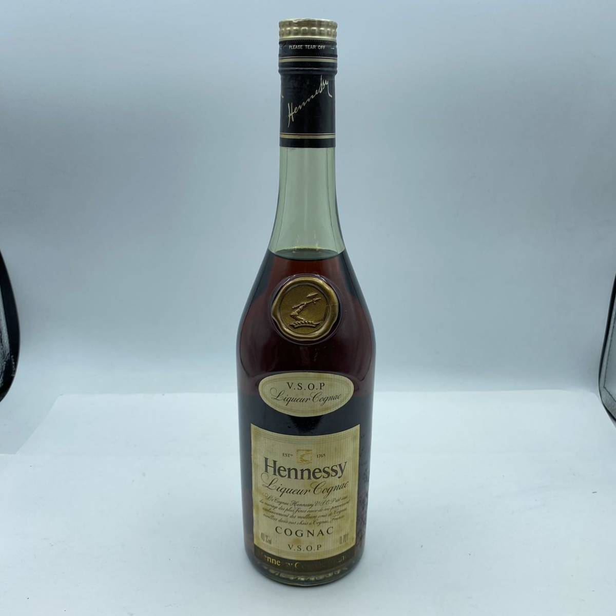 酒T10】Hennessy ヘネシー VSOP スリムボトル グリーンキャップ 40度