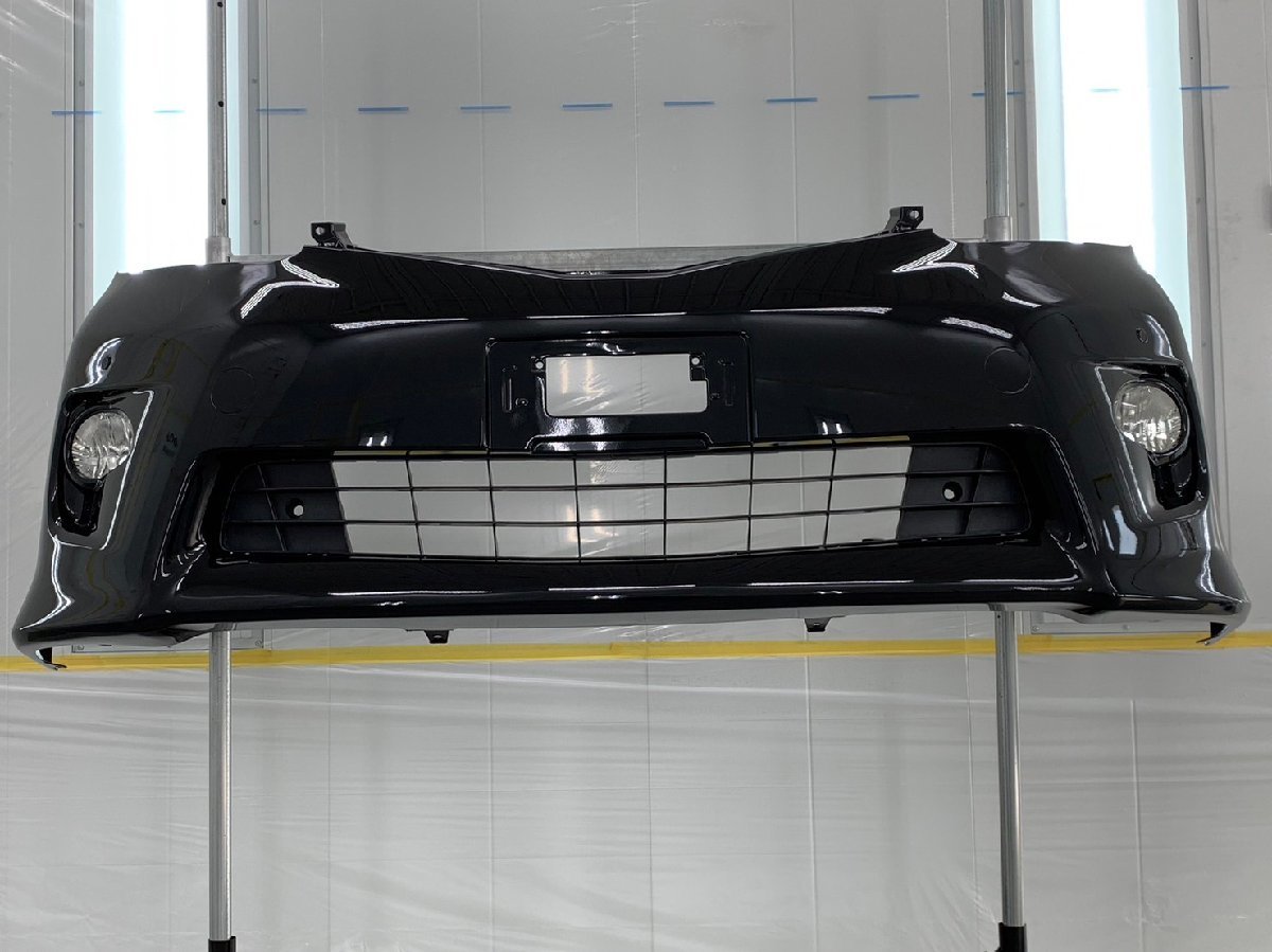 リペア品！ 20 アルファード 前期 S用 純正 フロント バンパー ソナー2個付 クロ カラーNO:202　　　　　　　 2203217B 　2O3-5 　生