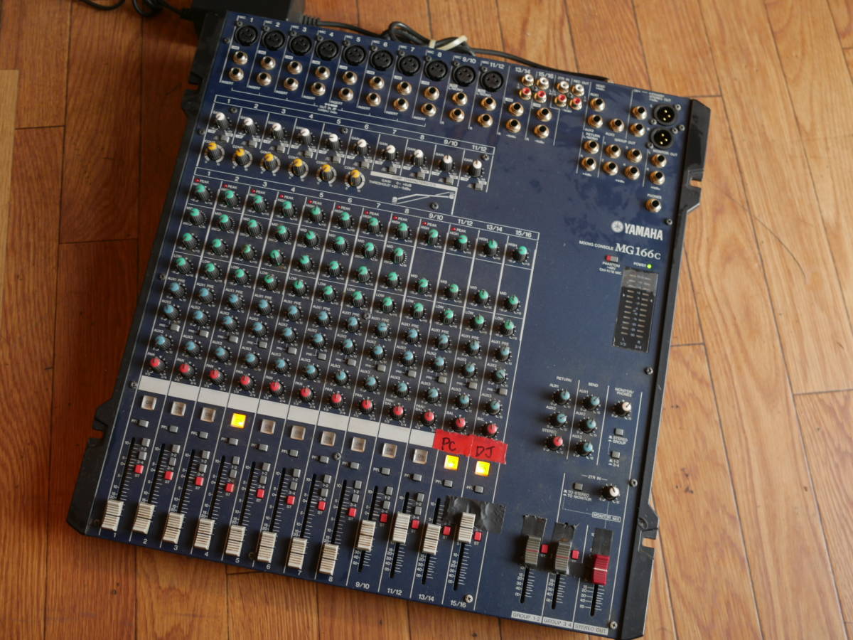 ◇YAMAHA【MG166C】ミキシングコンソール ミキサー USED品 ヤマハ