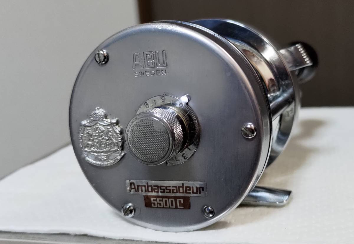 ☆アブガルシアアンバサダー5500Cビンテージリールシルバー
