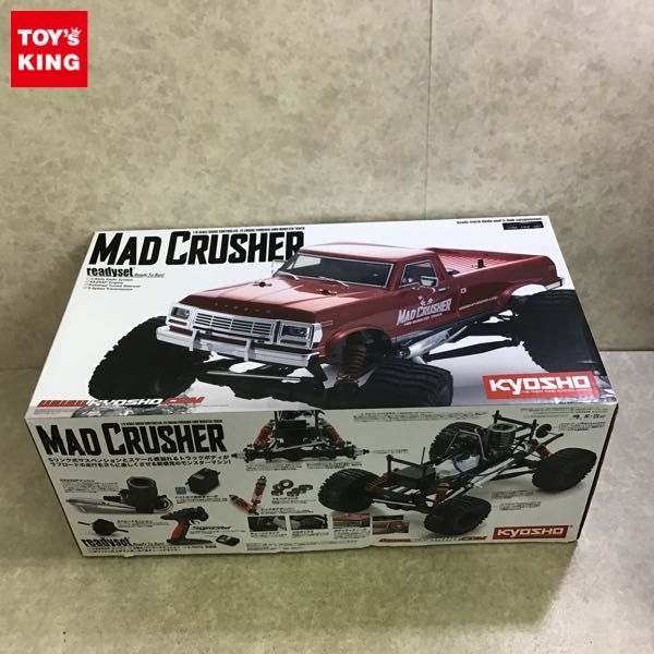 1円〜 同梱不可□ 京商 1/8 RC エンジンカー MAD CRUSHER レディセット