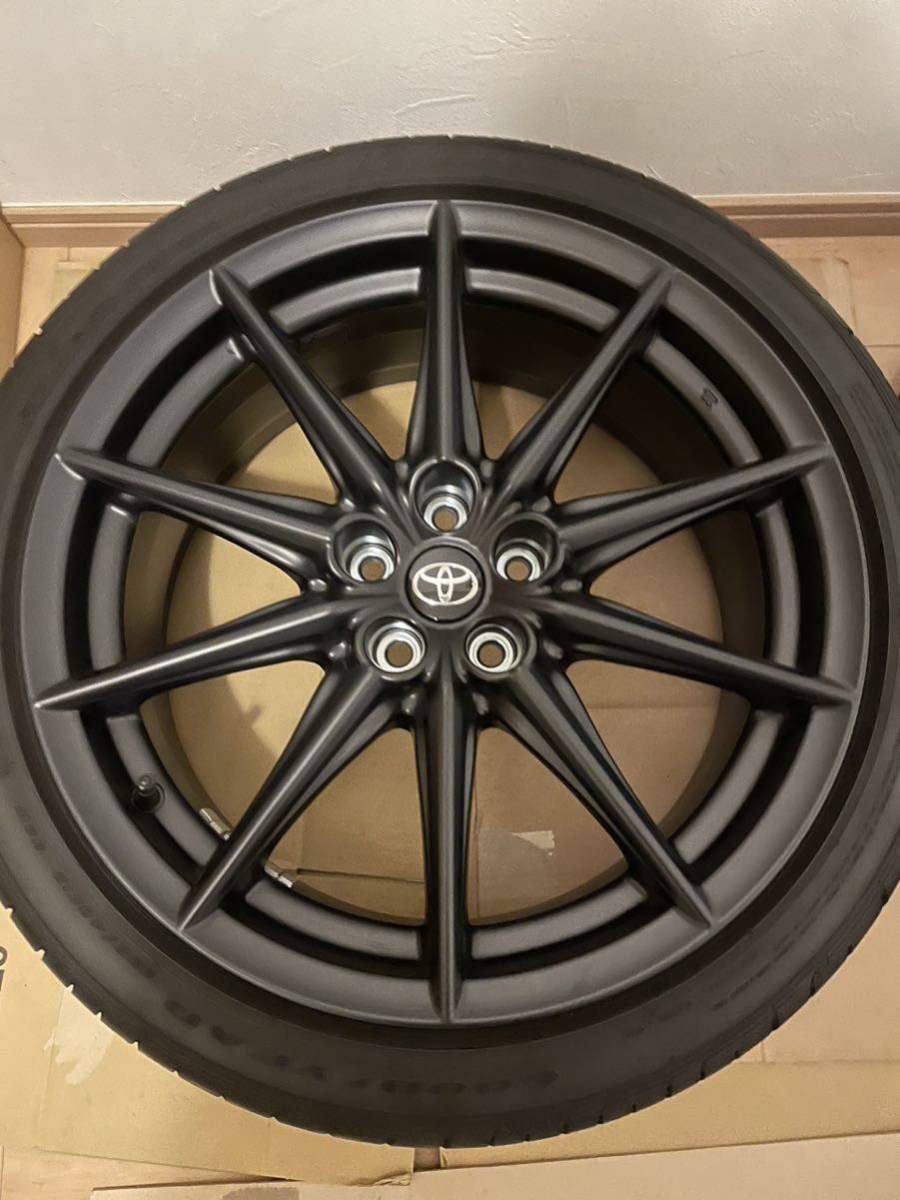 ☆超美品 GR86 純正 RZ ホイール 18×7.5J +48 グッドイヤー EAGLE 