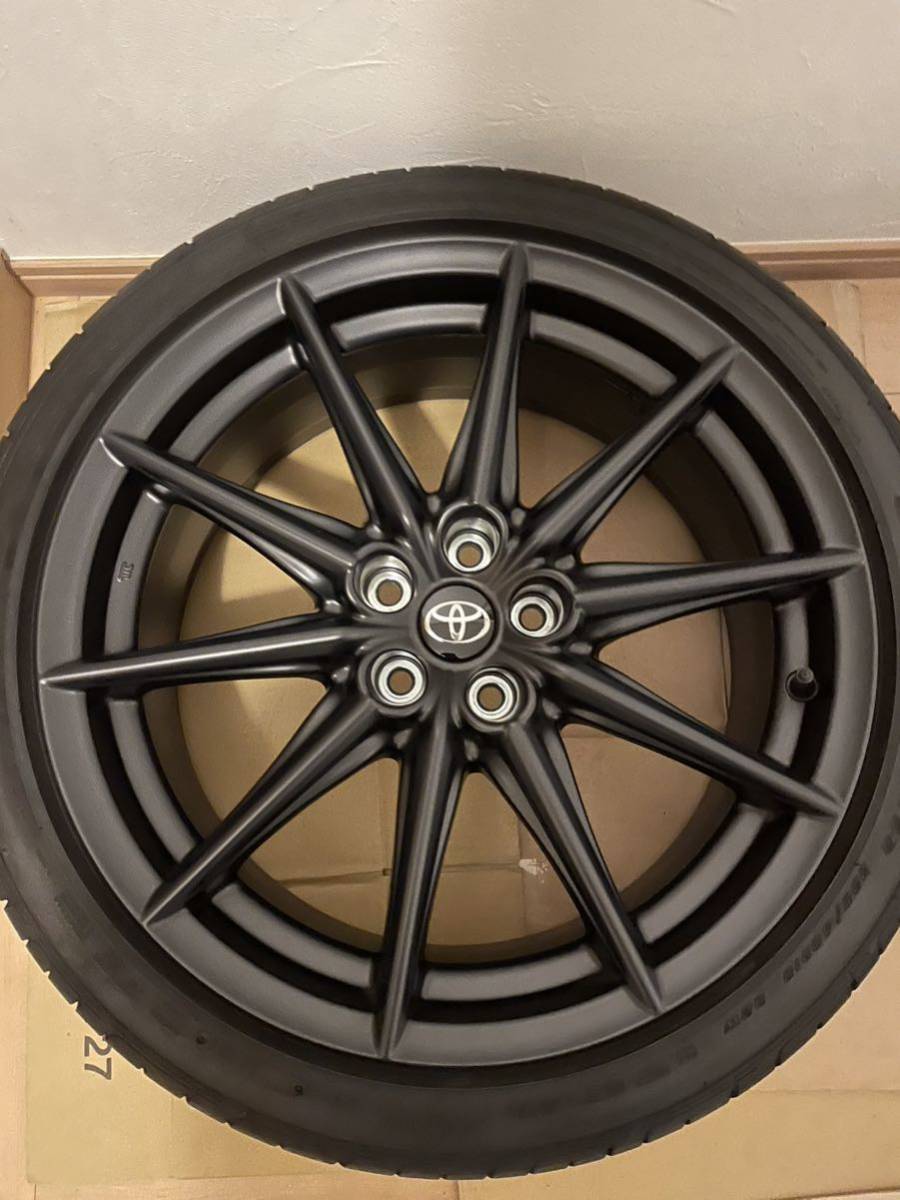 ☆超美品 GR86 純正 RZ ホイール 18×7.5J +48 グッドイヤー EAGLE 
