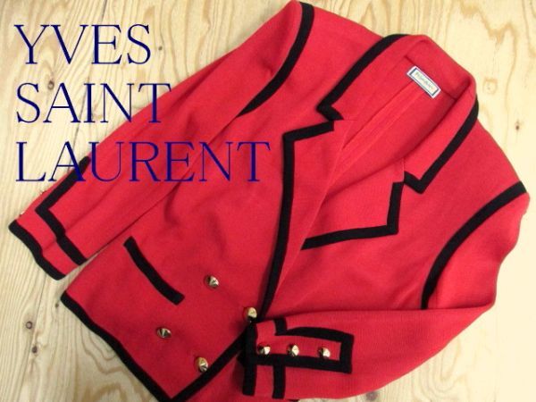 ☆イヴサンローラン Yves Saint Laurent☆レディース 金ボタン ニット