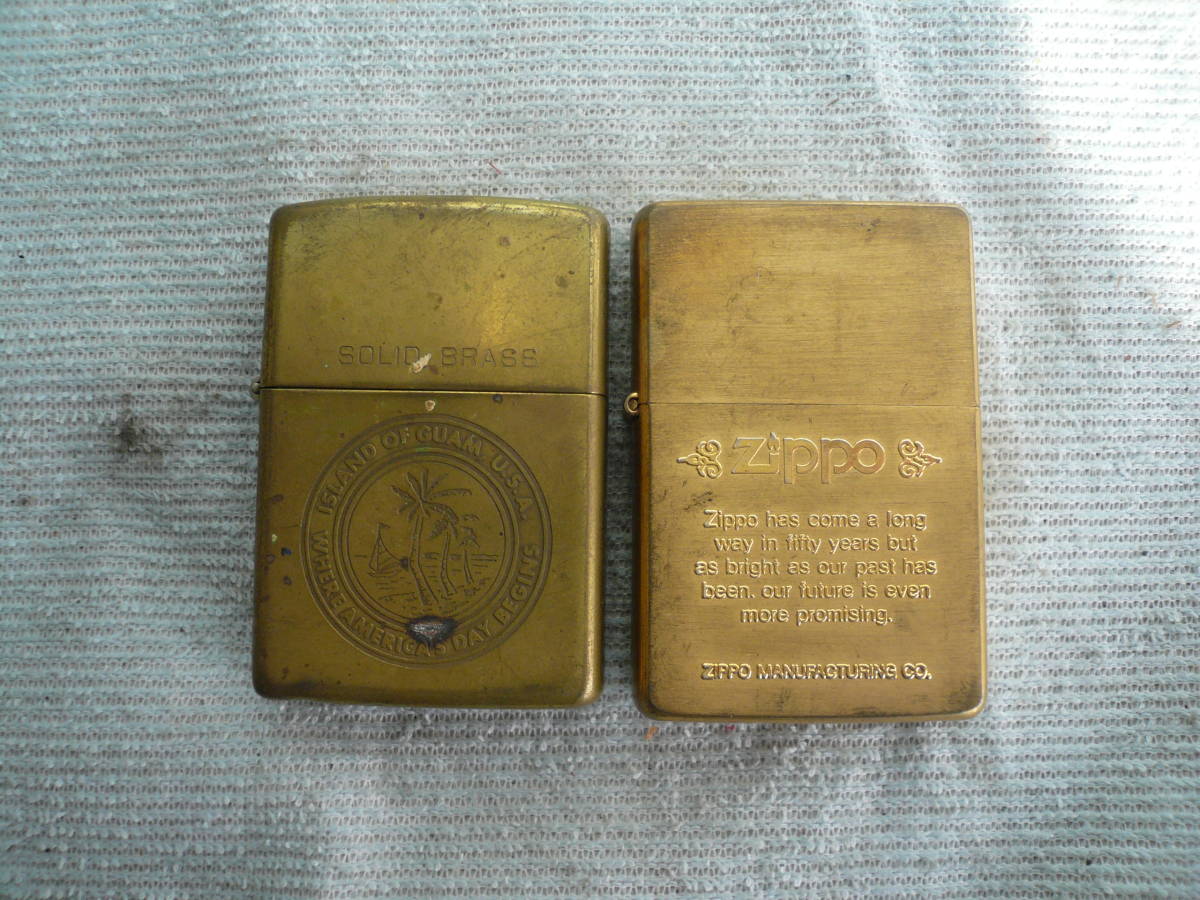 【高品質，SALE】 ZIPPO ライター オリジナル 及び ISLAND OF GUAM 2個 Made in USA 昭和レトロ/当時物(Zippo)｜売買されたオークション情報、yahooの商品情報をアーカイブ公開 - オークファン Zippo