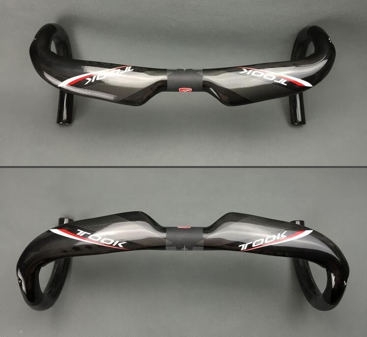 TOSEEKハンドル 超軽量ドロップハンドル カーボンハンドル ロードバイクハンドル 自転車ハンドル TK022
