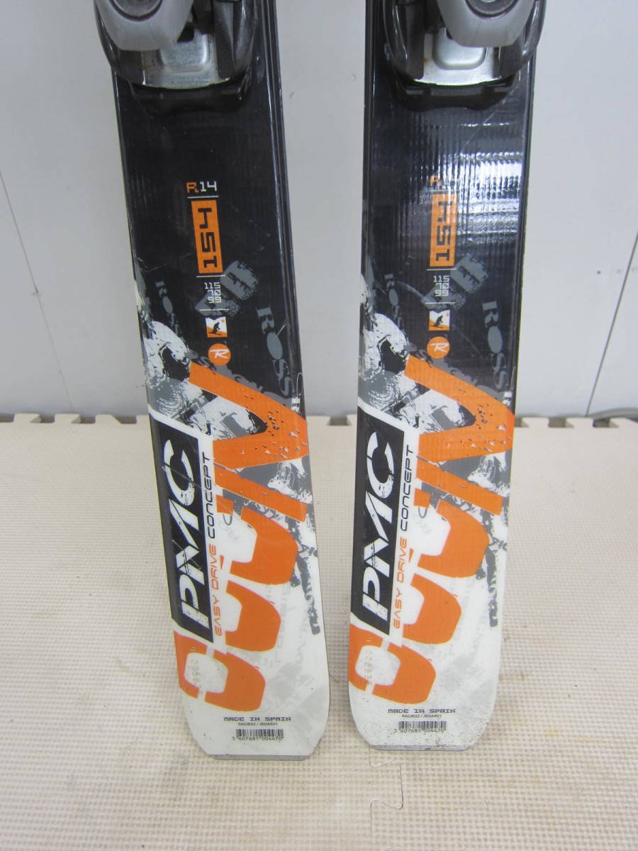☆スキー・② ロシニョール 「Rossignol/PMC」 154cm/ロシニョール100