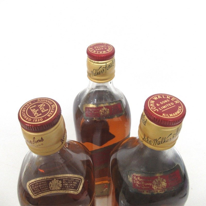 ジョニーウォーカー ウイスキー 赤ラベル 飲料 3本セット レッドラベル