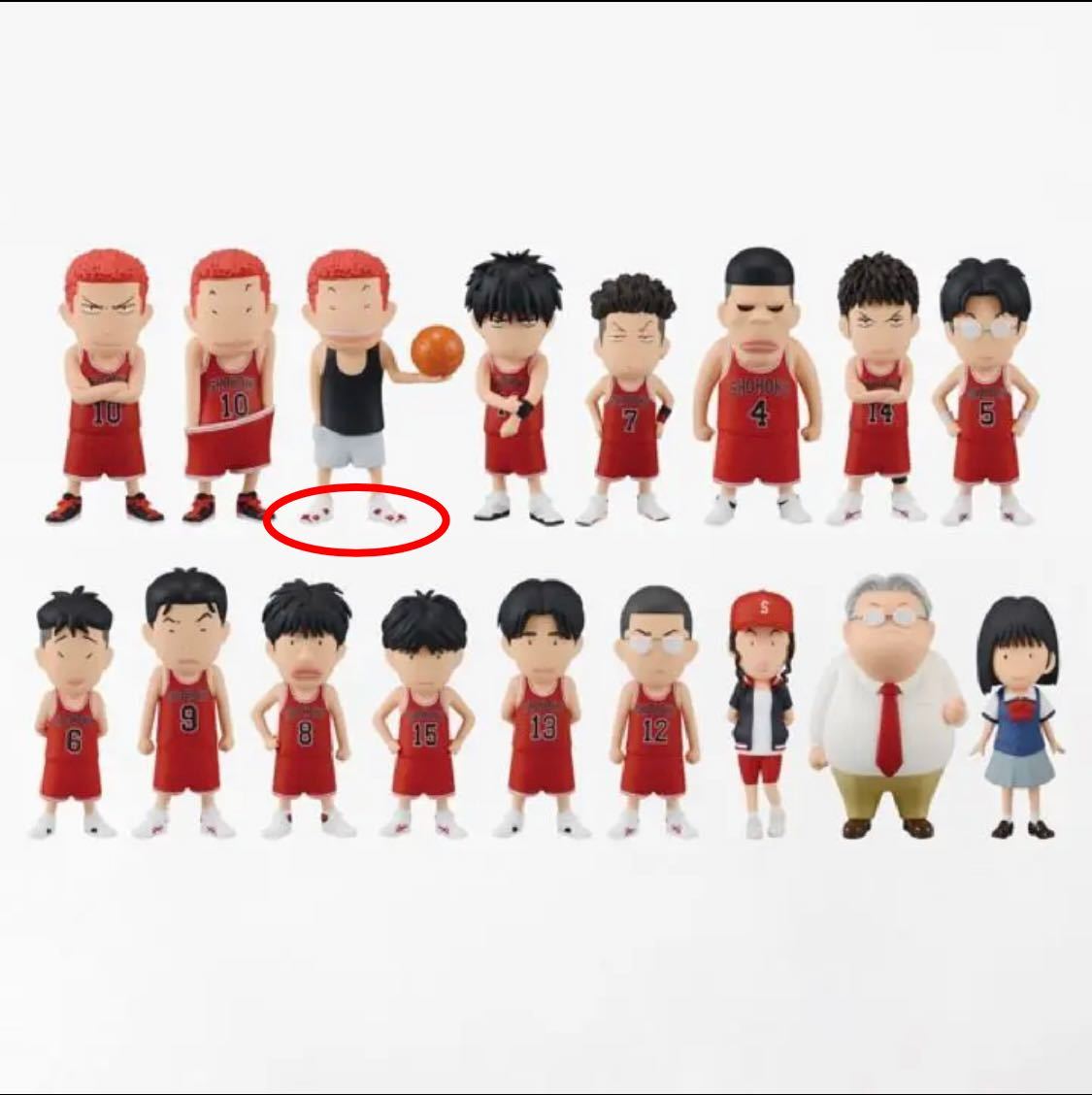 スラムダンク フィギュアコレクション -湘北SET- THE FIRST SLUM DUNK