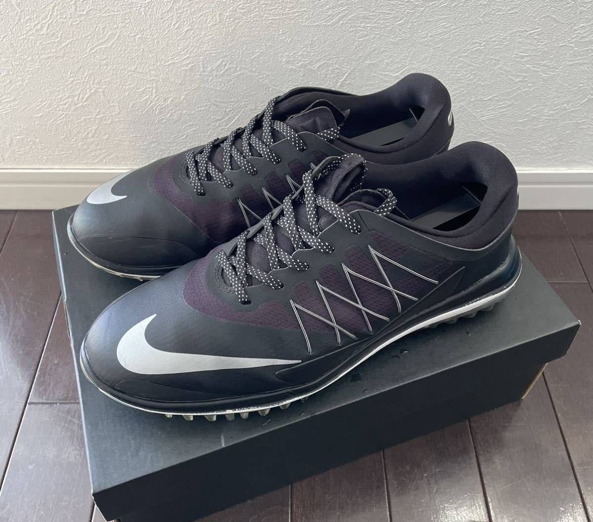 28.0㎝ NIKE ナイキ ゴルフシューズ 黒×白 スパイクレス ルナコントロールヴェイパー 849971-001 ゴルフウェア nike golf