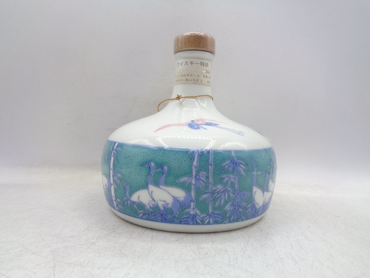 NIKKA WHISKY スーパーニッカ 色絵 陶器ボトル 国産 ウイスキー 未開封