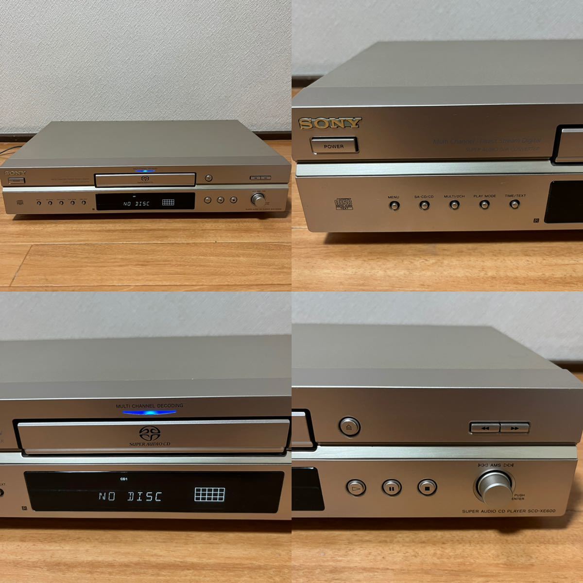 SONY SACDプレーヤー SCD-XE600 リモコン付き SONY SACDプレーヤー SCD-XE600 リモコン付き