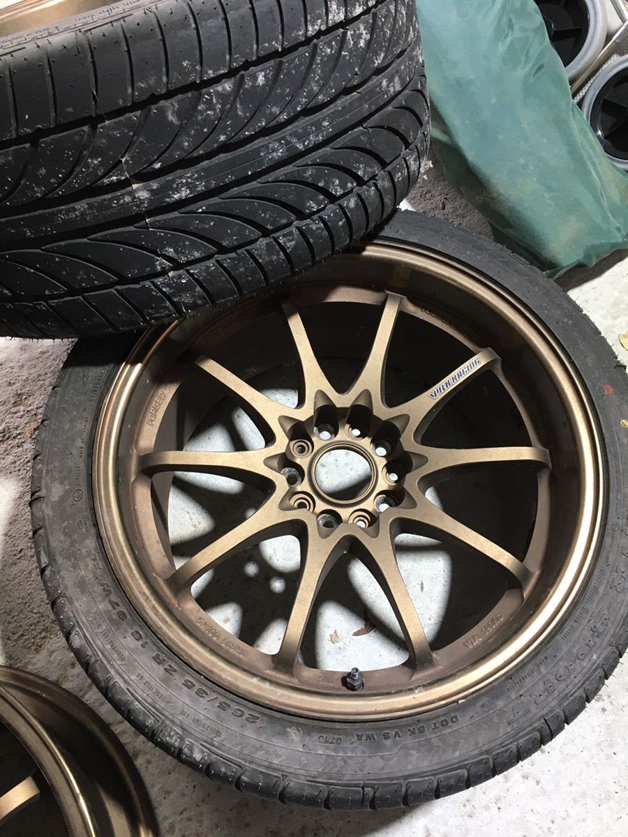 レイズ ホイール 4本 CE28N・ATR SPORT タイヤ 2本 18インチ タイヤ 