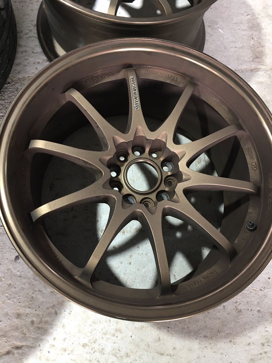 レイズ ホイール 4本 CE28N・ATR SPORT タイヤ 2本 18インチ タイヤ 
