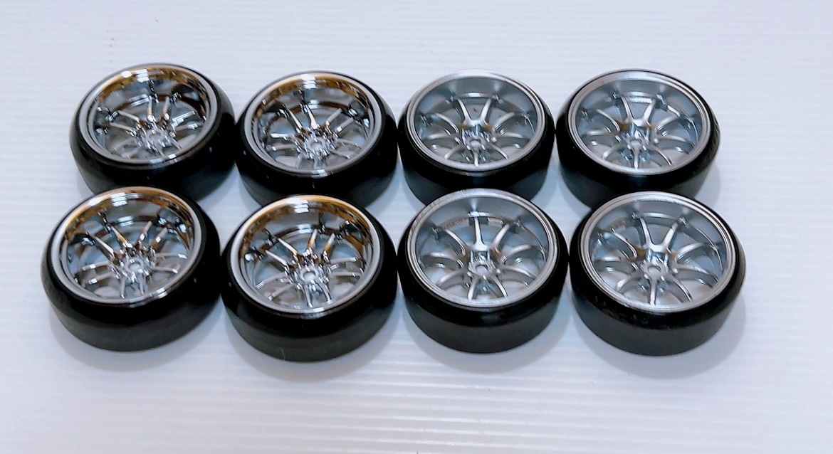 ○OVERDOSE ドリフトホイールセット 中古 WORK ラジコン ドリフト