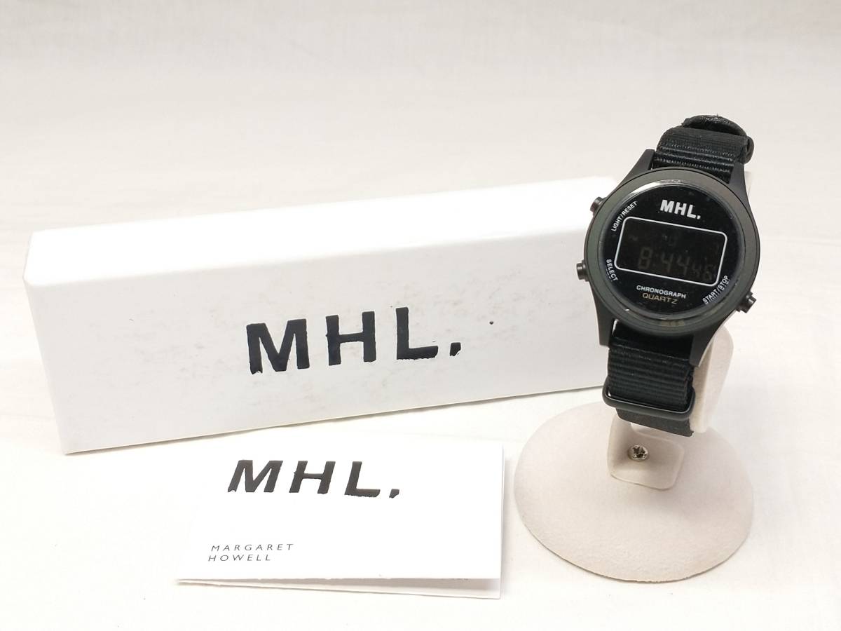 G-SHOCK MHL MHL. マーガレットハウエル WATCH DIGITAL ブラック 