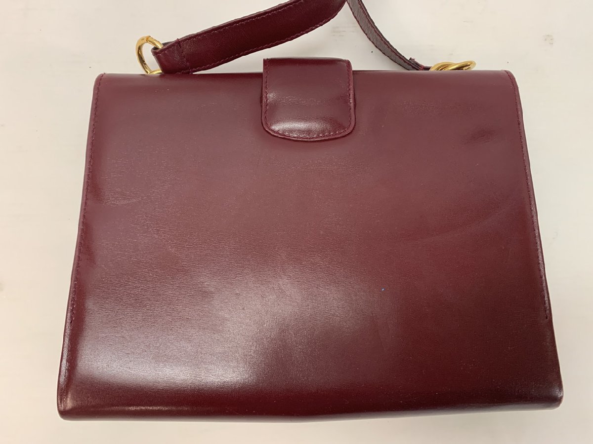 Y-7485】オールドグッチ GUCCI GG金具 レザー ショルダーバッグ グッチ 