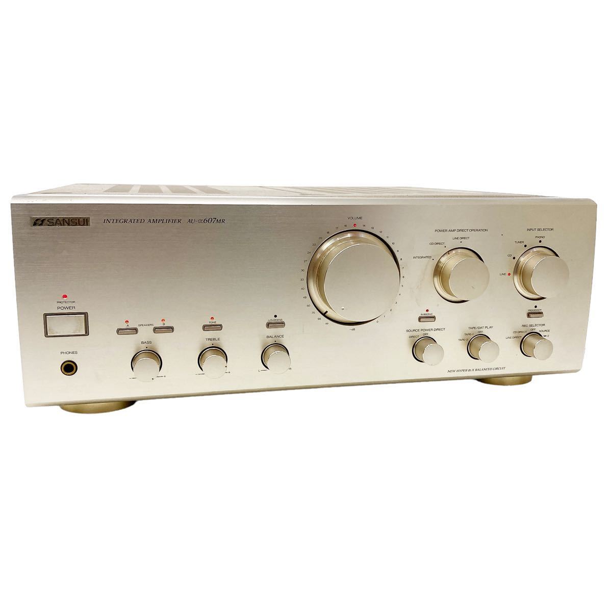SANSUI プリメインアンプ AU-α607MR サンスイ 山水 通電確認済み