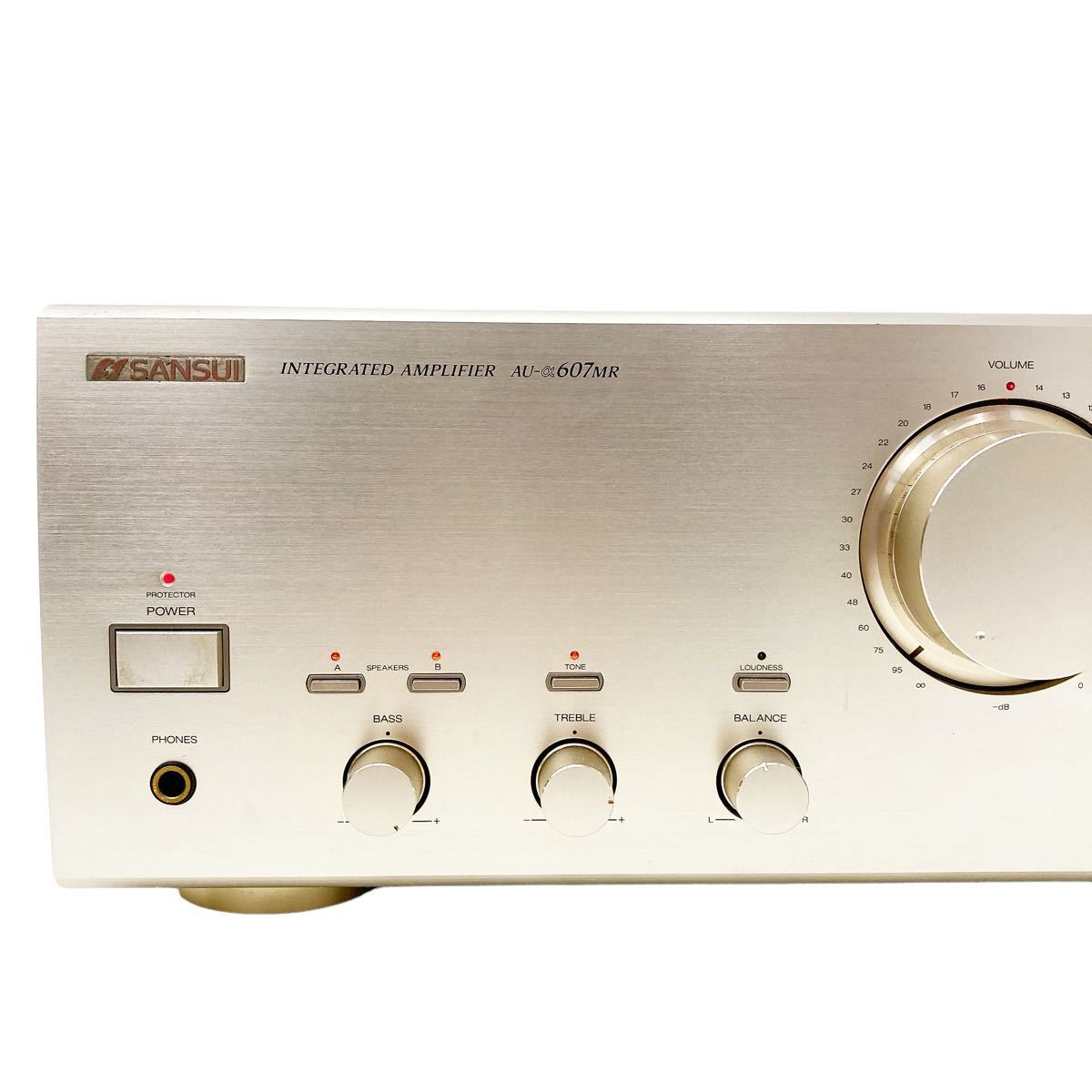 SANSUI プリメインアンプ AU-α607MR サンスイ 山水 通電確認済み