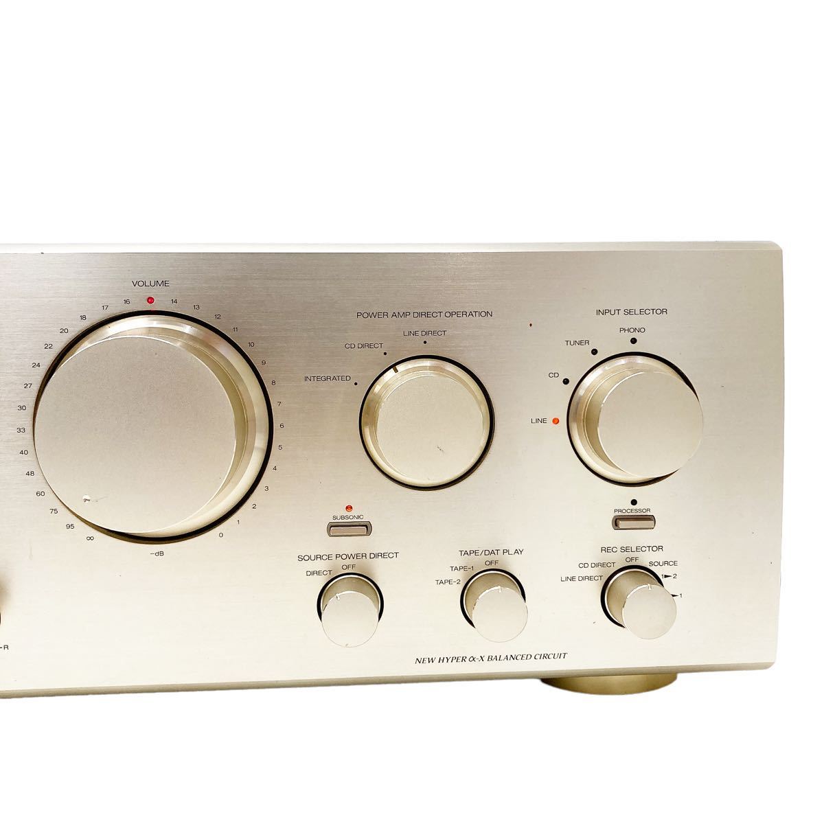 SANSUI プリメインアンプ AU-α607MR サンスイ 山水 通電確認済み