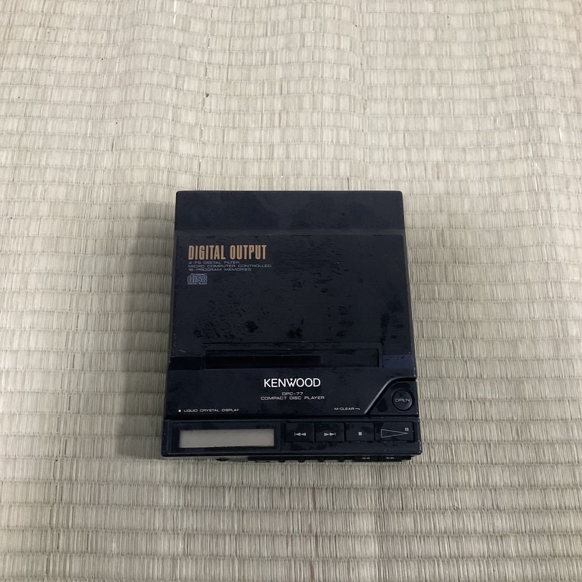 KENWOOD ケンウッド コンパクトポータブルCDプレーヤー DPC-77
