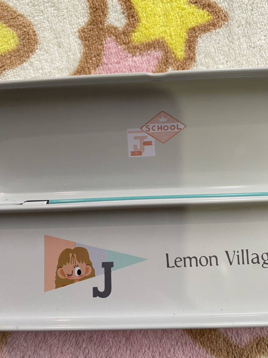 Lemon Village 筆箱 缶ペンケース レモンビレッジ レモンヴィレッジ