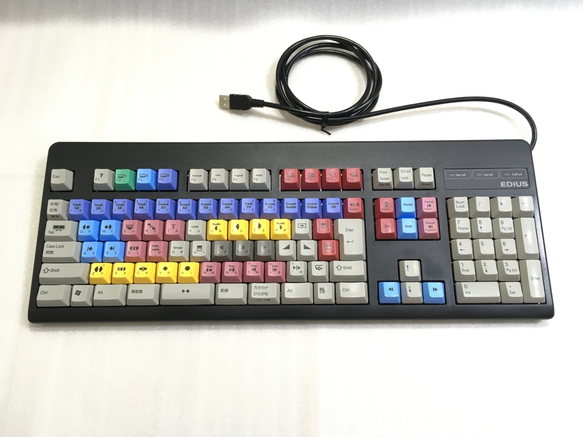 □グラスバレー EDIUS 108 Keyboard EDIUSV6KB(JP) USB 日本語 