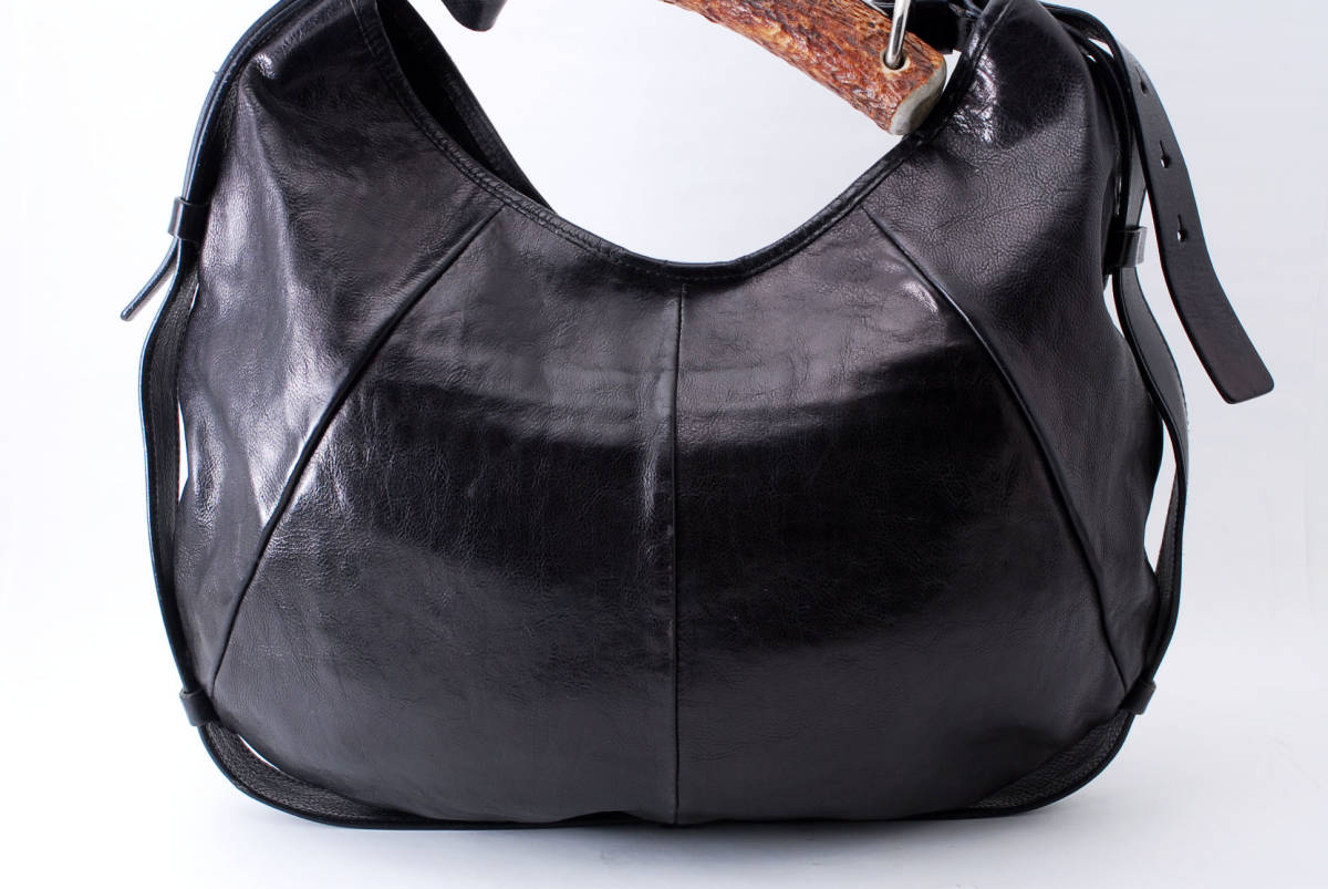 1円〜美品 YVES SAINT LAURENT イブ・サンローラン モンバサ 132576 角 