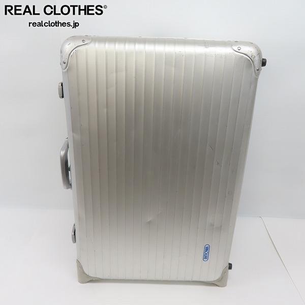RIMOWA キャリーケース スーツケース(ジャンク) ジャンク】RIMOWA/リモワ TOPAS/トパーズ TSA キャリー/トローリー 82L