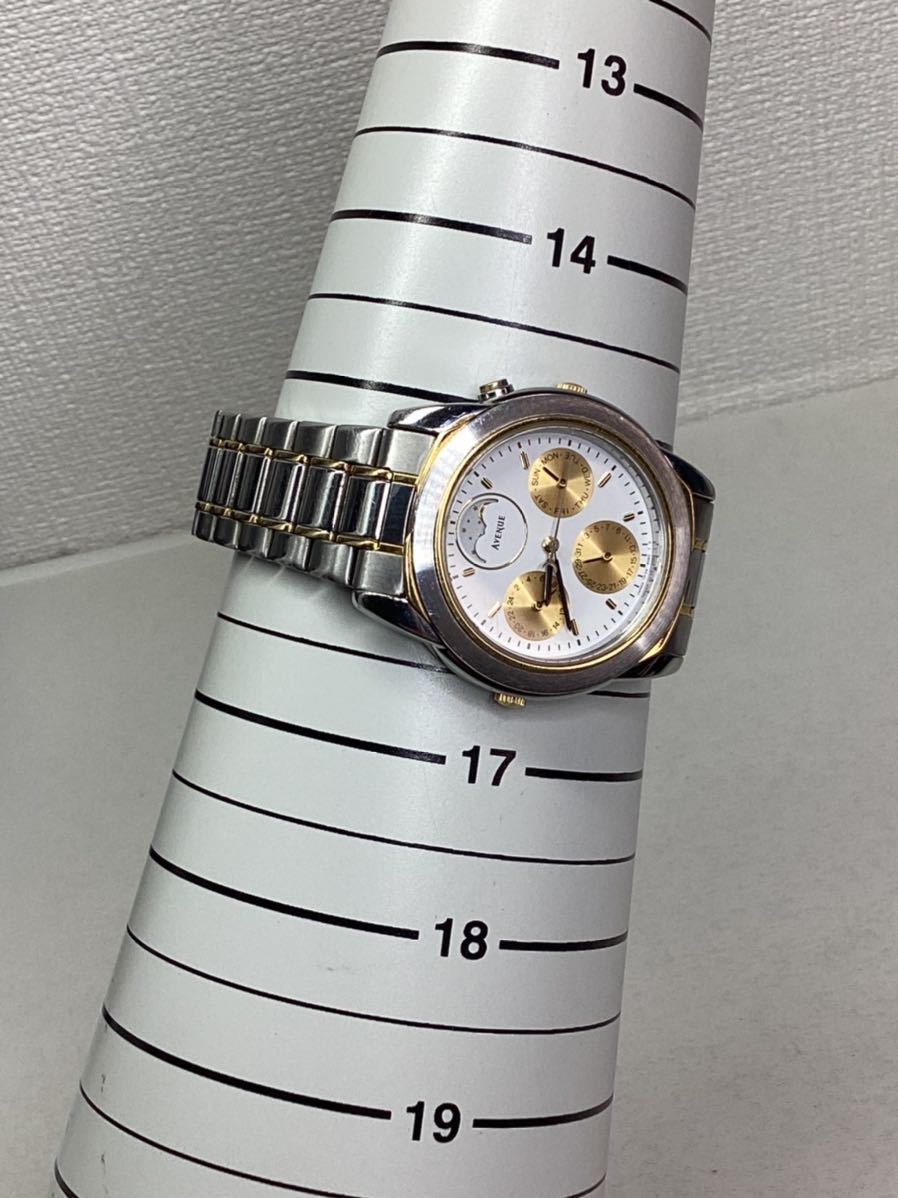 美品腕時計 SEIKO セイコー AVENUEアベニュー7F39-6080/ ビンテージ