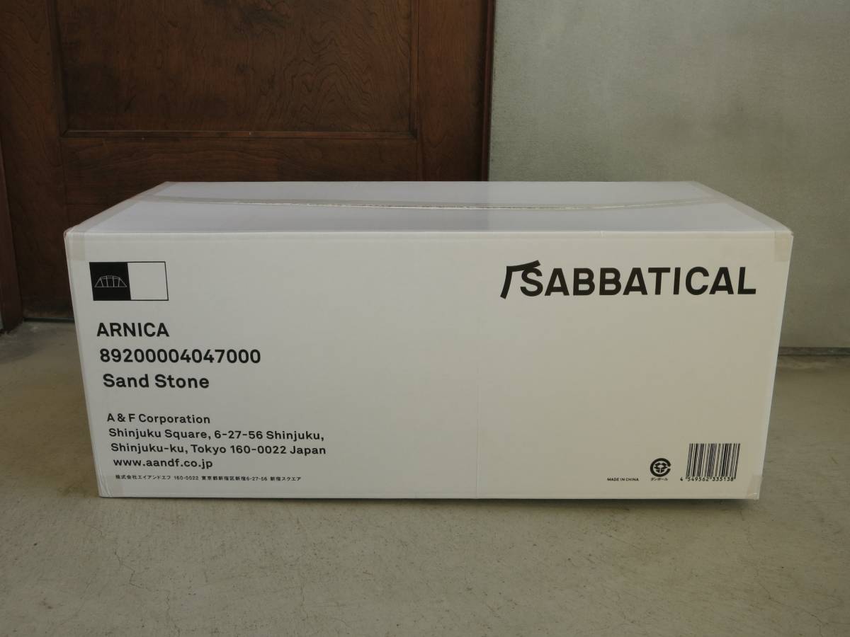 新品 未開封】SABBATICAL サバティカル ARNICA アルニカ サンド 
