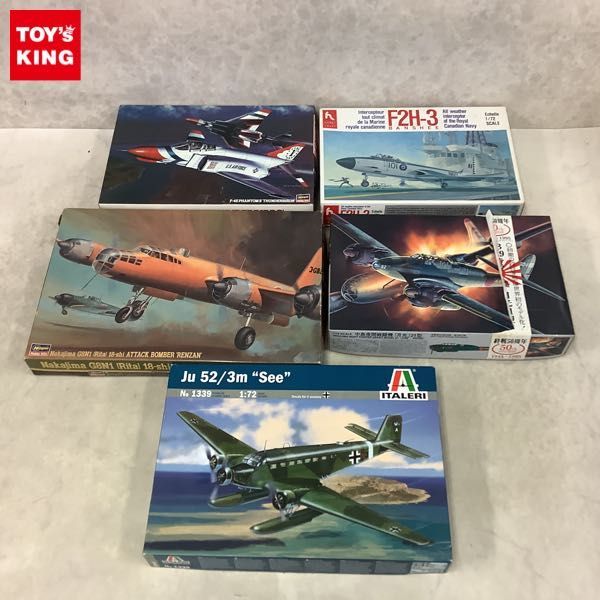 1円〜 ハセガワ等 1/72 F-4E ファントムII サンダーバーズ 中島夜間
