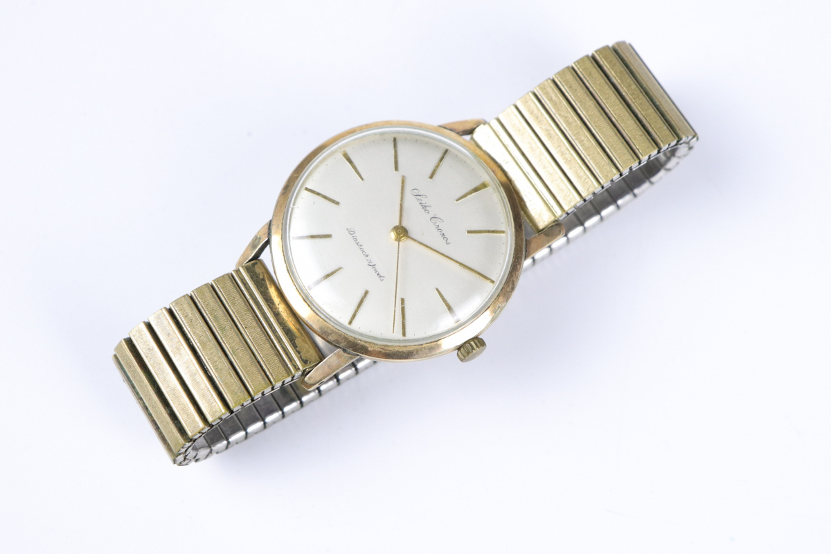 14K 稼働品】 SEIKO Cronos 21JEWELS J14021 セイコー クロノス 14金 