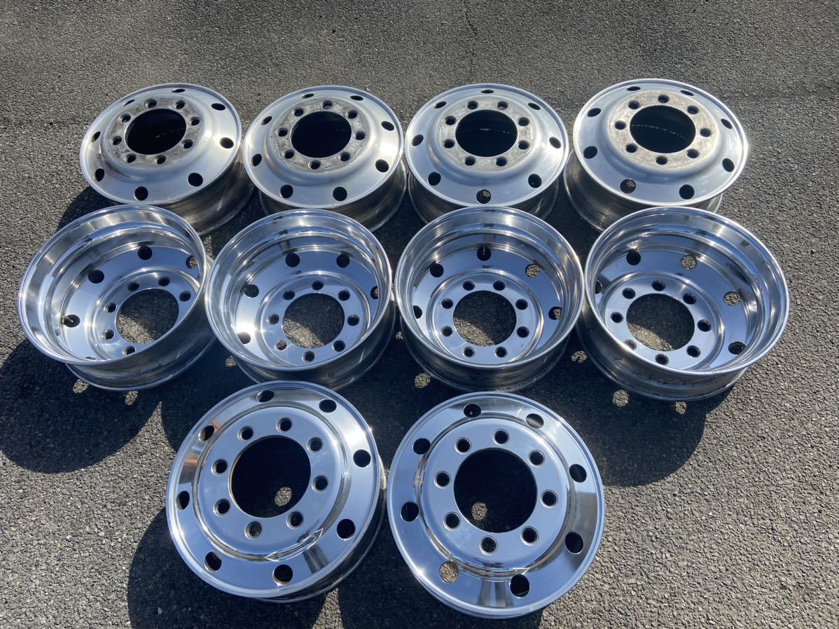 新作入荷，新作入荷，HOT BS 製 大型 アルミホイール 球面座 JIS規格 22.5&times;7.50 162 8穴 研磨済み 10本セット A09(ホイール)｜売買されたオークション情報、yahooの商品情報をアーカイブ公開 - オークファン ホイール
