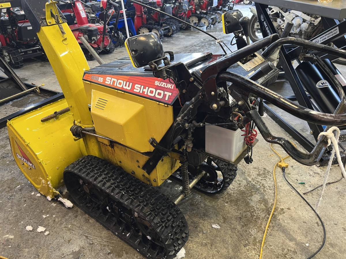 除雪機 スズキ 9馬力 セル付き