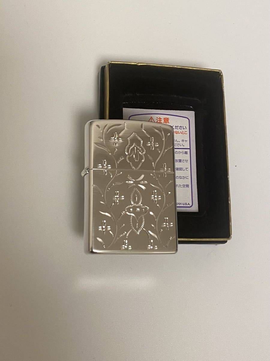 zippo スターリングシルバー 純銀 5面手彫り 2003 燻し 【公式通販】