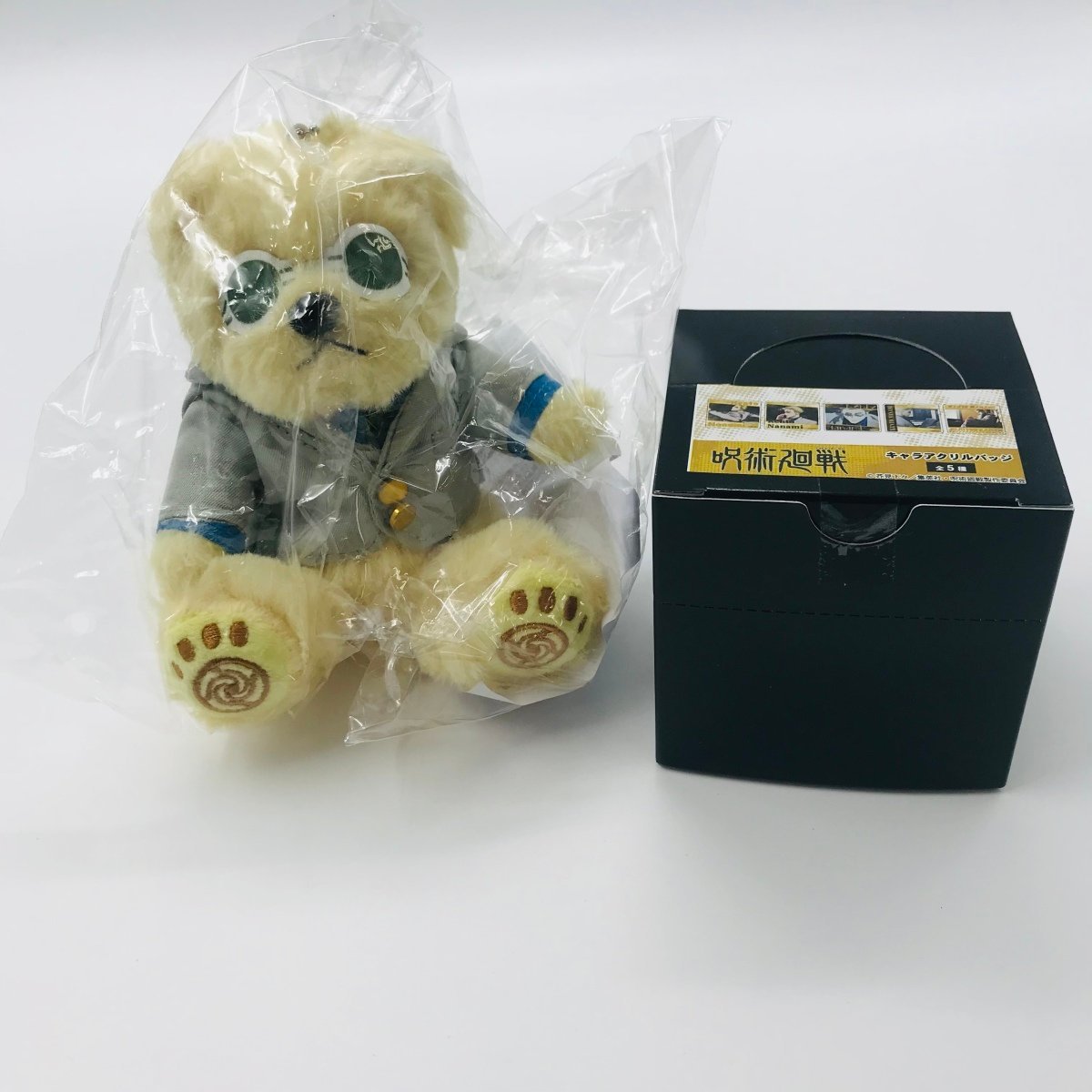 新品未開封 呪術廻戦 グッズ まとめセット 七海健人 ミニじゅじゅべあ 缶バッジ キャラアクリルバッジ キーホルダー