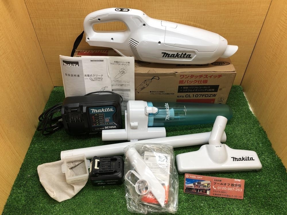 マキタ CL107FD 充電式クリーナー 充電式クリーナ CL107FD-SHW」の人気
