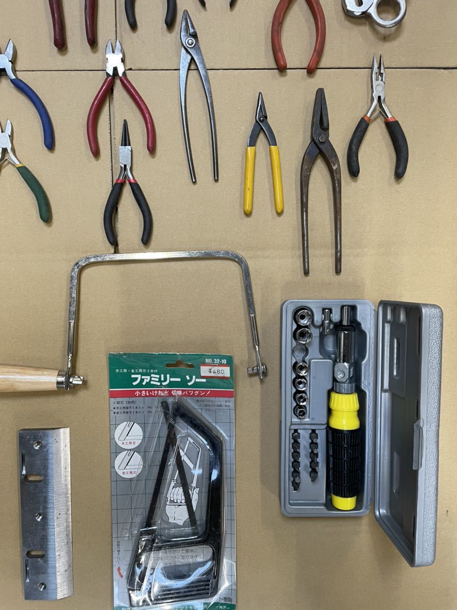 工具セット ペンチ、ニッパ、プライヤー大量 っぽい 32点