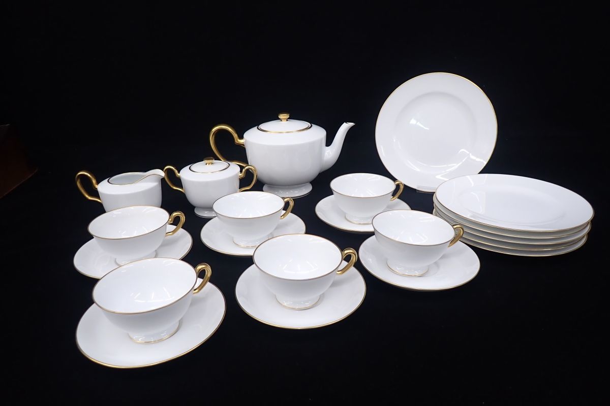 ◇◇食器75 OKURA まとめて プレート カップ＆ソーサー ティーポット 