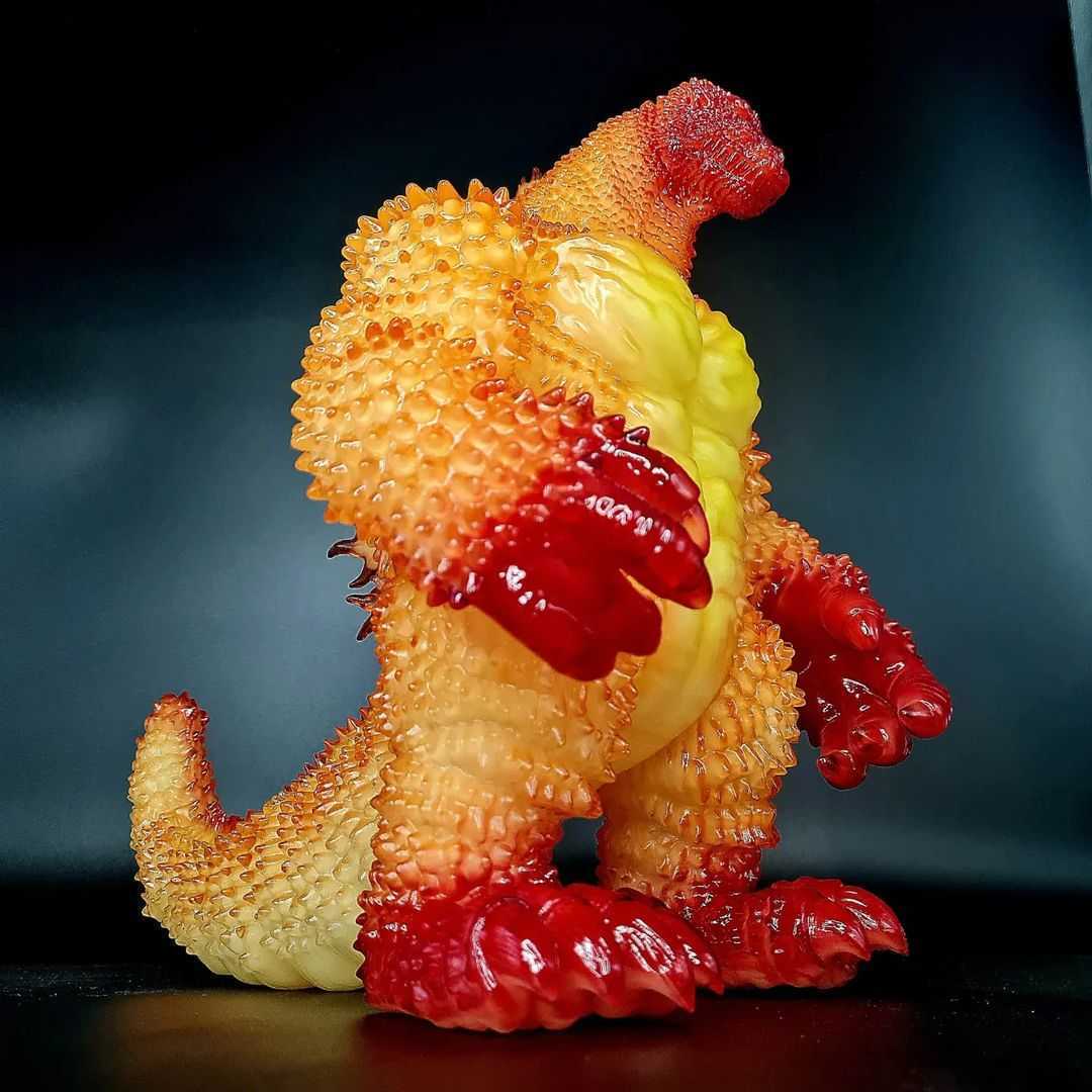 送料無料！ 赤目天使 ゴジラ kingod #3 Double Dip superglow Molten