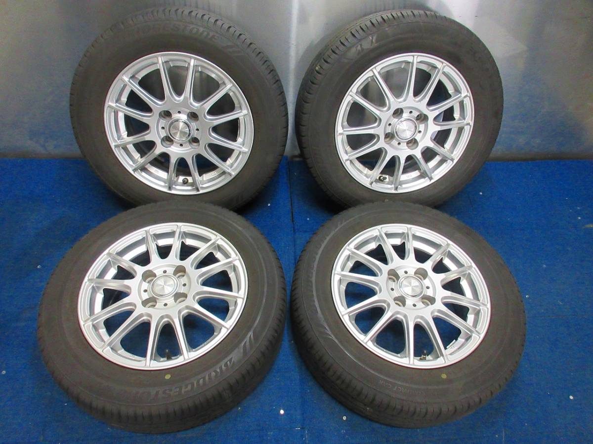 ☆8.5分山☆19年製☆ ブリヂストンECOPIA NH100C 175/65R14 社外ホイール