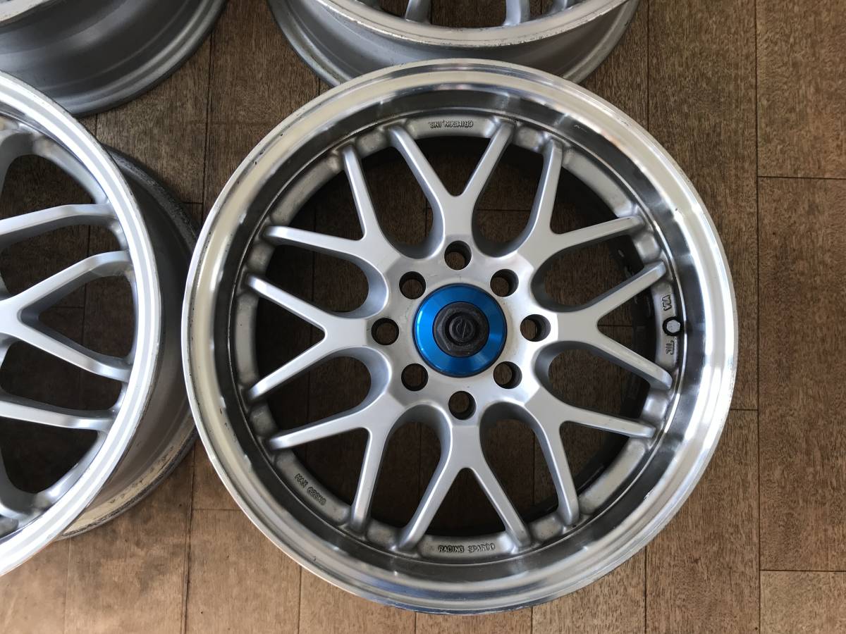 レーシングスパルコ クリムソン 15インチ6.5J 4穴 PCD100/114.3 ET45 